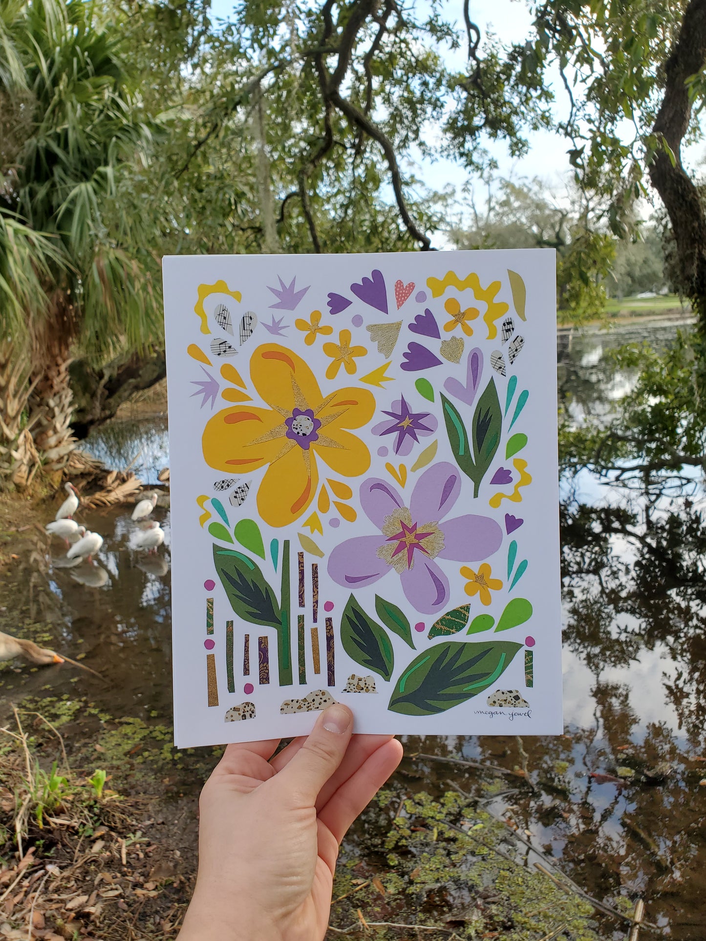 In the Garden on King's Day - Print