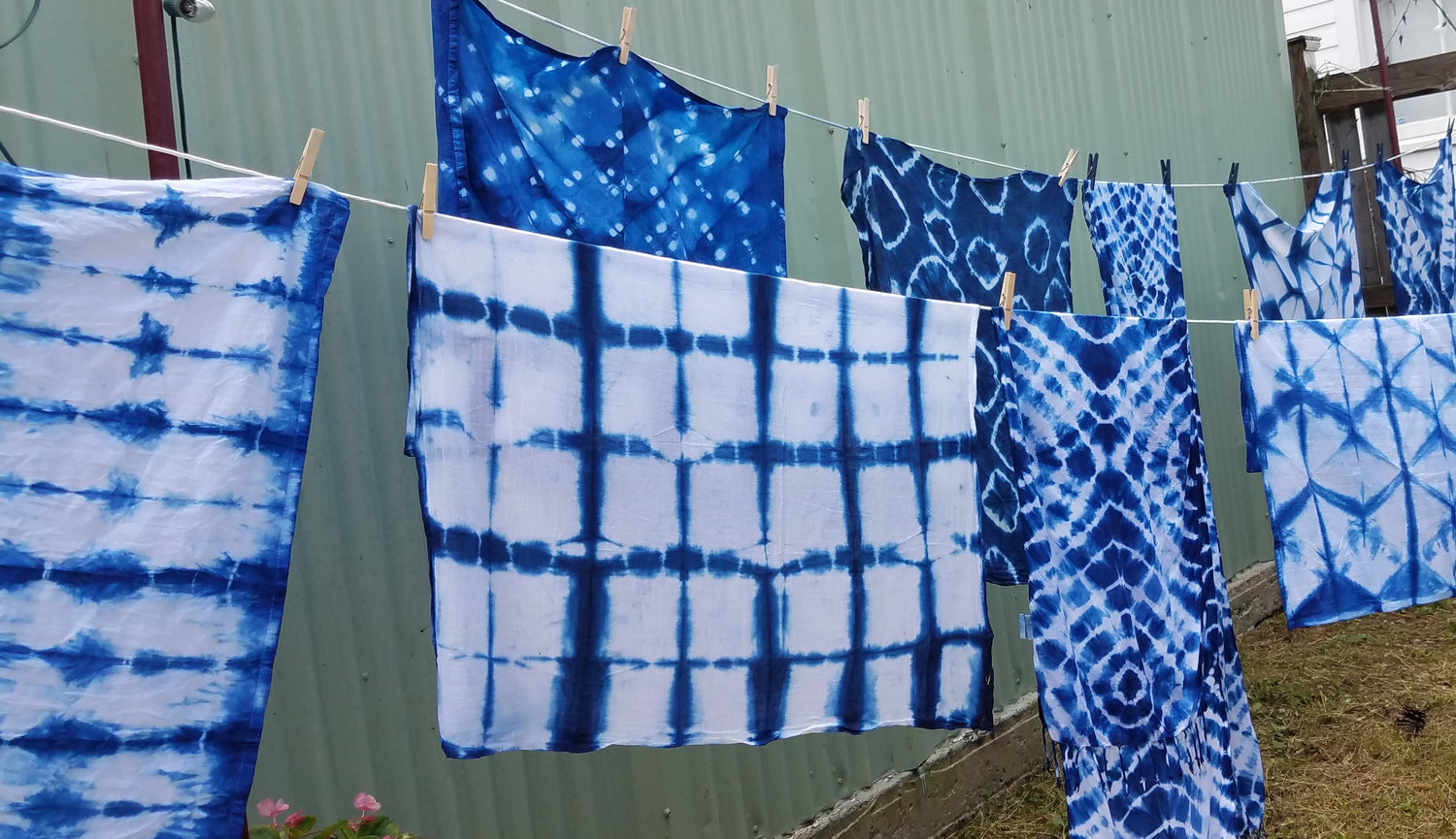 Indigo Dye and Shibori Workshop led by Megan Jewel Designs in New Orleans